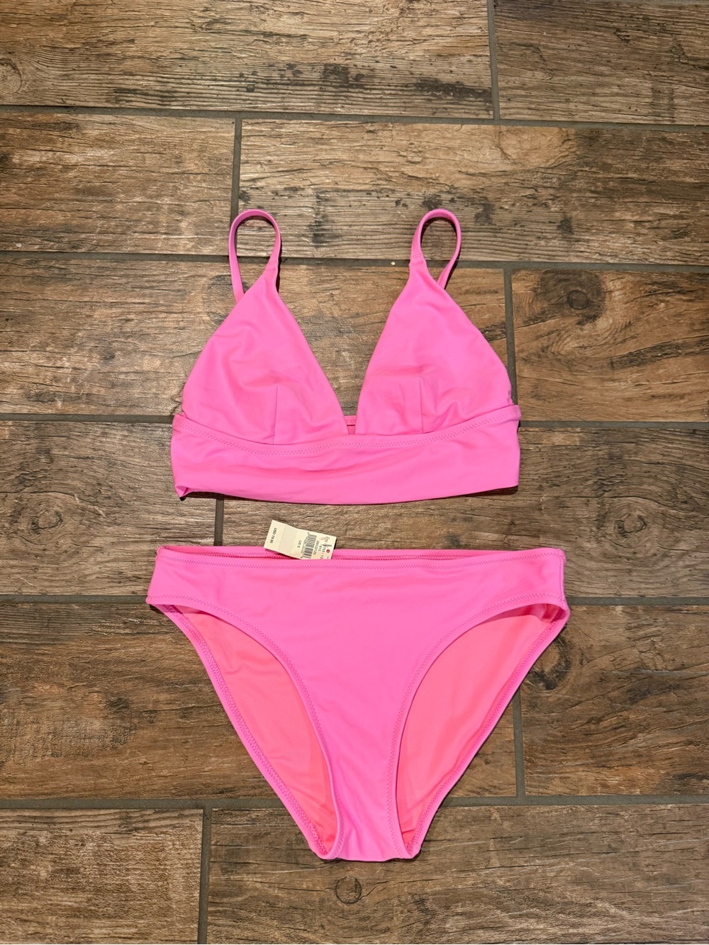 Aerie Hot Pink Two-Piece Bikini Set